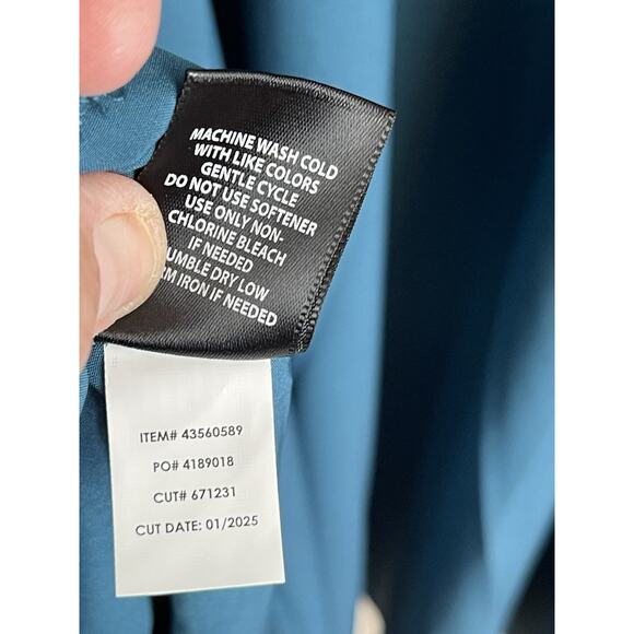 Torrid Strech Woven Maxi Active Dress Legion Blue 3X 22-24 Vacation Resort - Picture 13 of 13